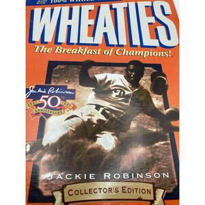 WHEATIES 1997 JACKIE ROBINSON MLB 50TH ANNIVERSARY COLLECTORS FLAT CEREAL BOX
